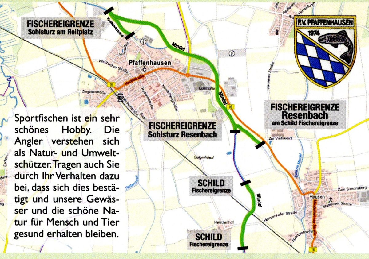 Dieser Abschnitt liegt südlich von Pfaffenhausen auf der Höhe zwischen Heinzenhof und Hausen.